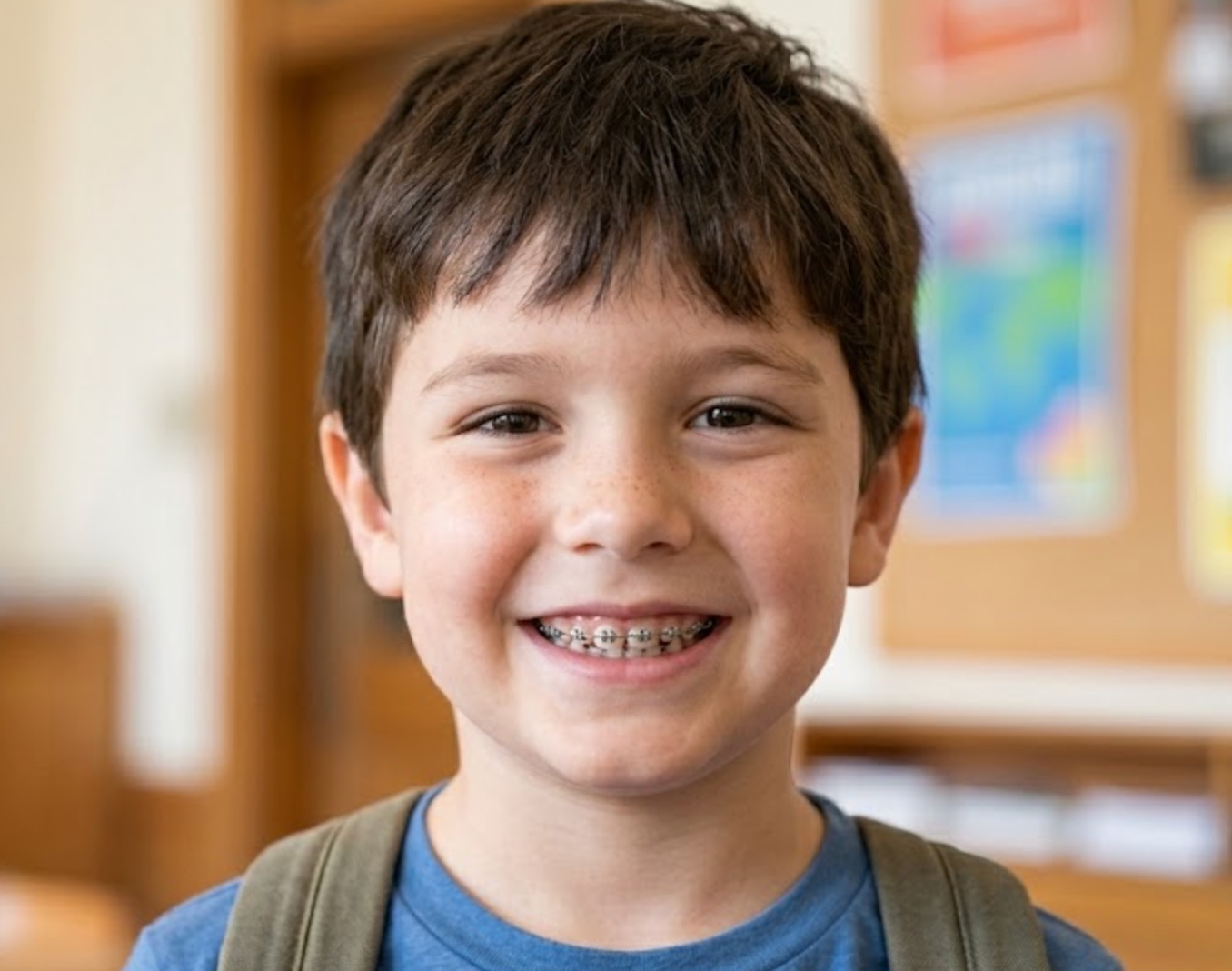 Young child at their Phase 1 orthodontic visit
